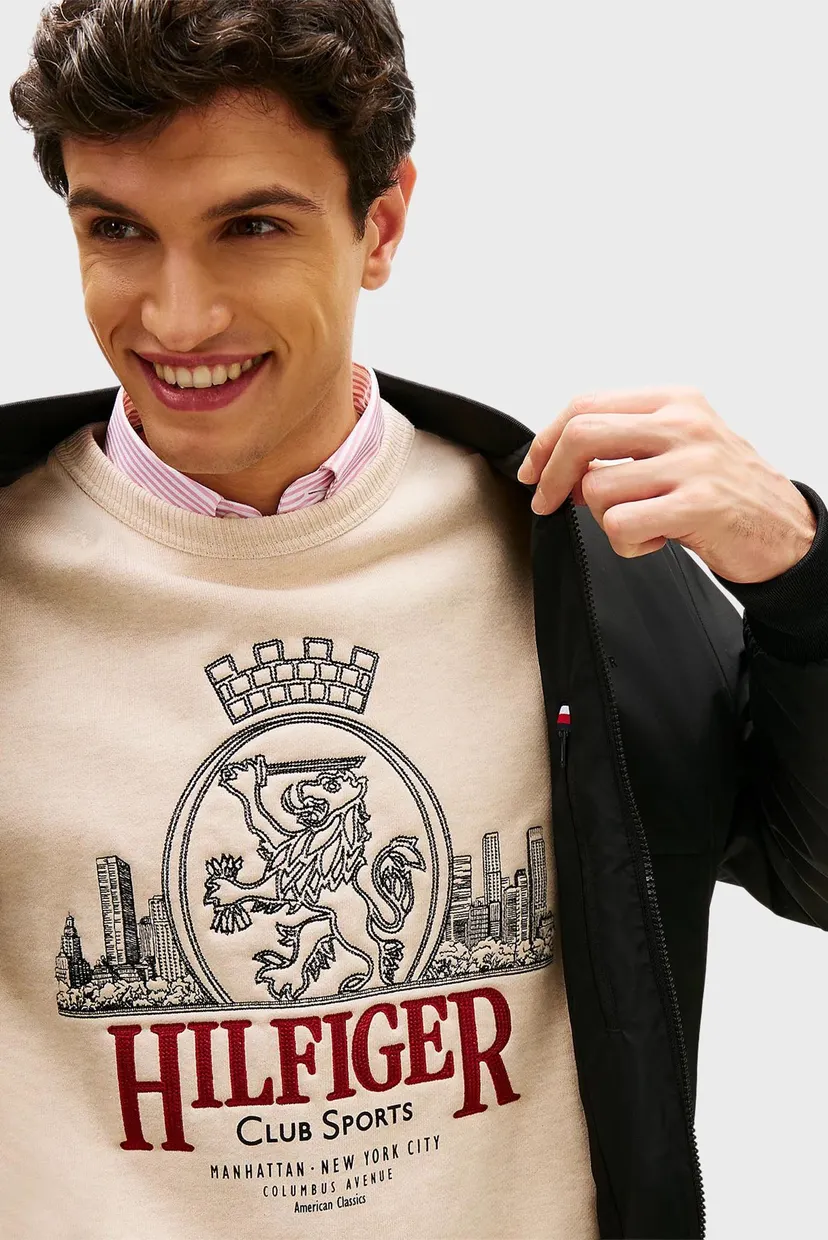 Мужской черный бомбер BRANDED 4