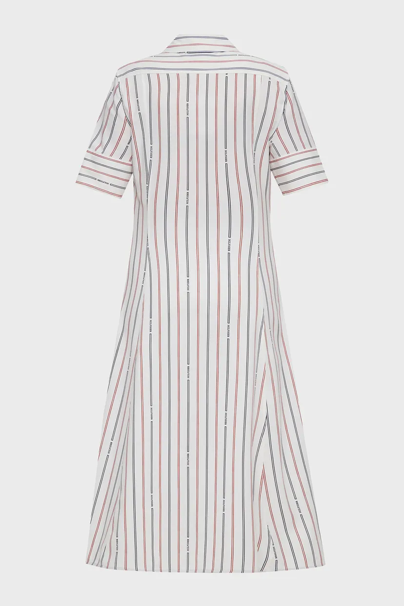 Женское белое платье в полоску MONOTYPE STP S/S MIDI SHIRTDRESS 2