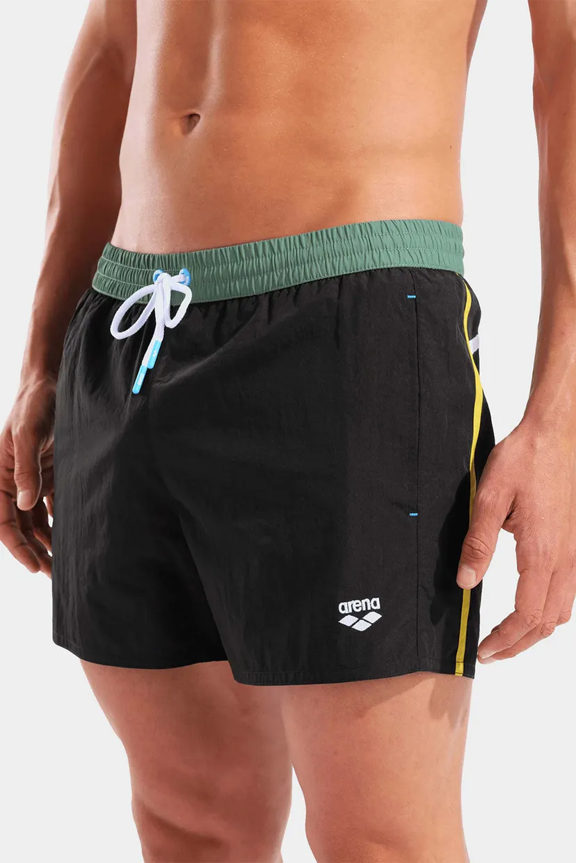 Чоловічі чорні плавальні шорти TAPES BEACH X-SHORT 4