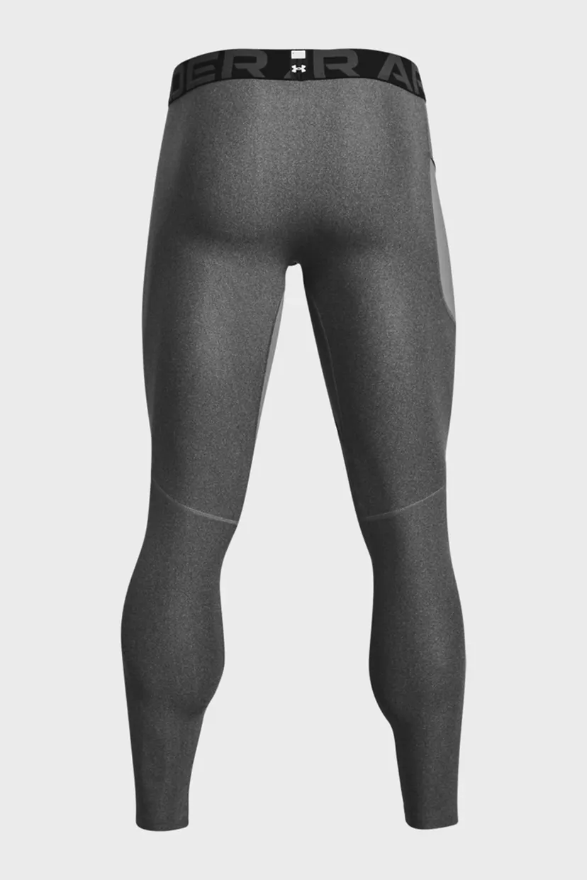 Мужские серые тайтсы UA HG Armour Leggings 7