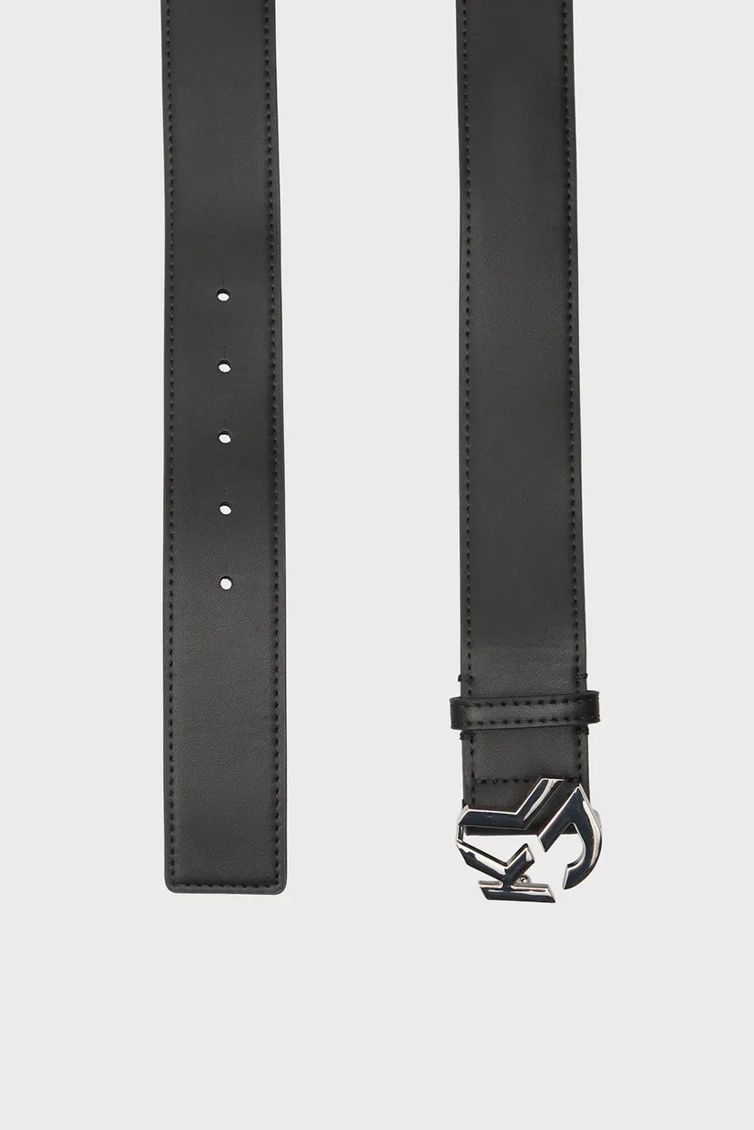 Чоловічий чорний ремінь monogram mens md belt 3