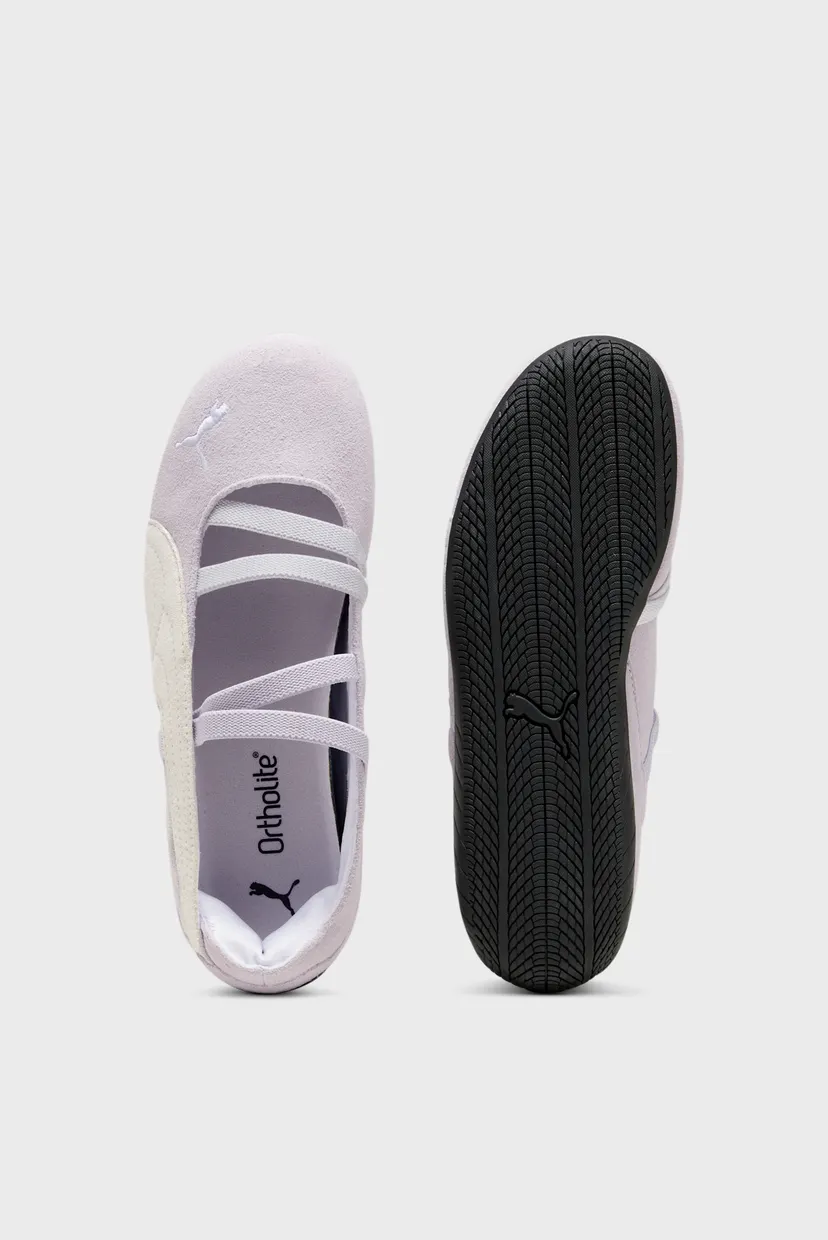 Дитячі бузкові замшеві балетки Speedcat Ballet Sneakers Youth 4