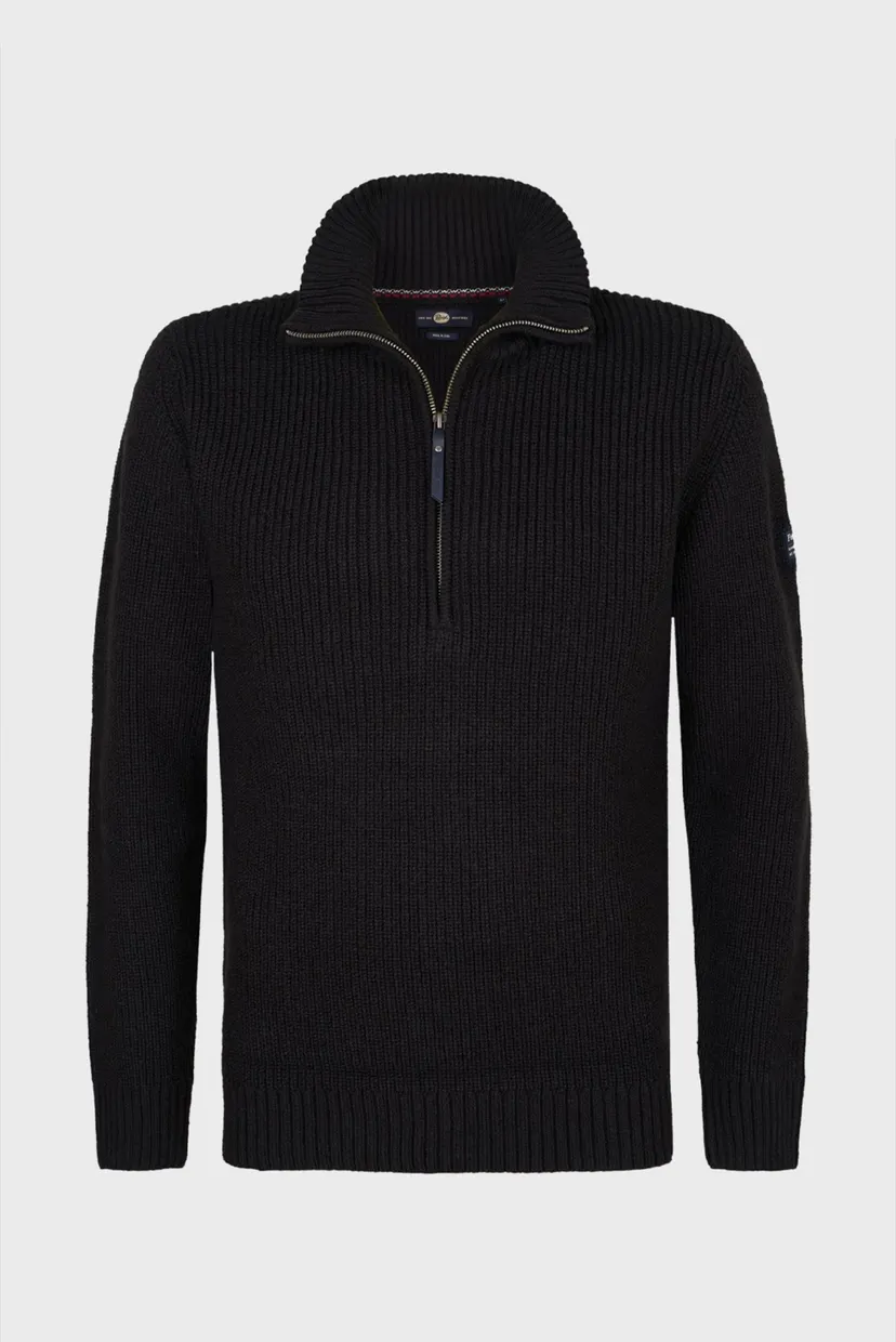 Чоловіча чорна кофта Knitwear 6