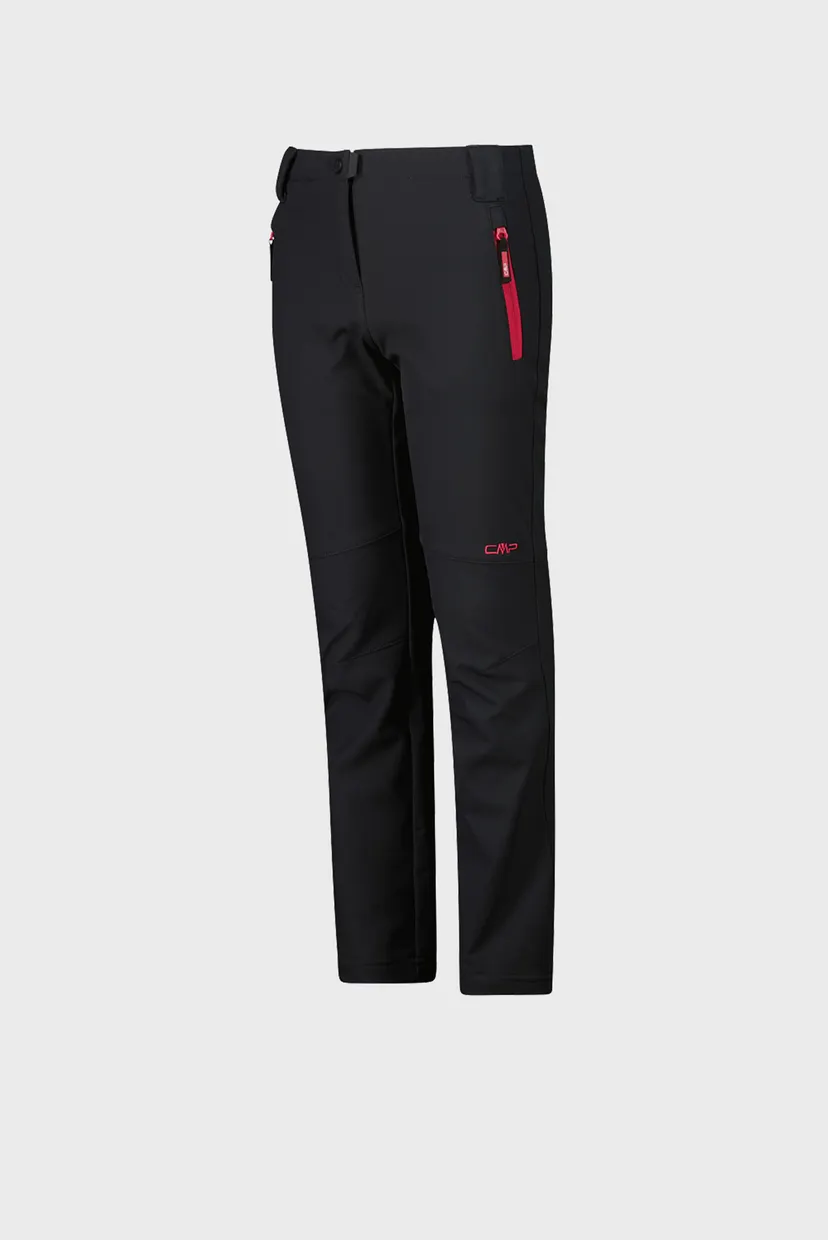 Детские черные спортивные брюки SOFTSHELL 3