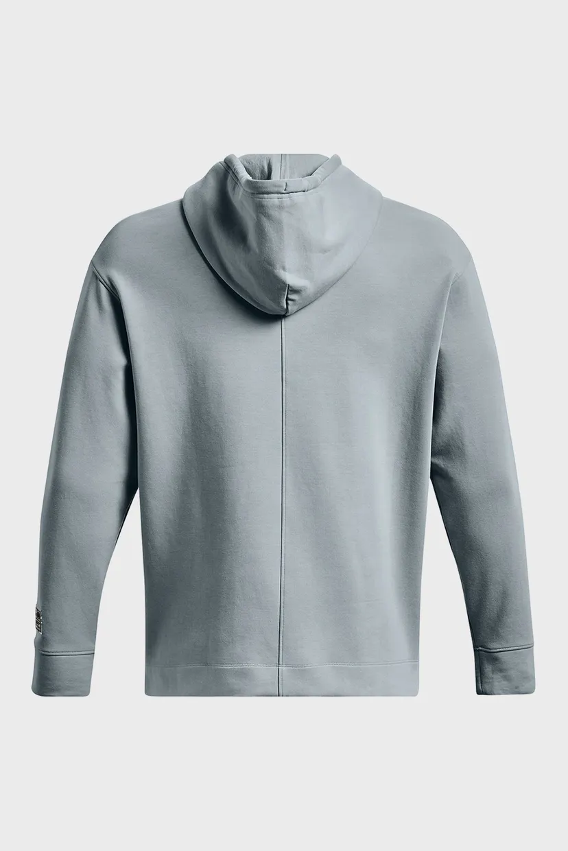 Серое худи UA Summit Knit Hoodie (унисекс) 9