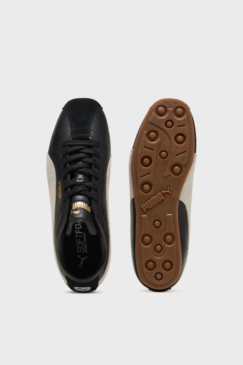 Черные кожаные кроссовки PUMA Tackle OG Sneakers Unisex 4