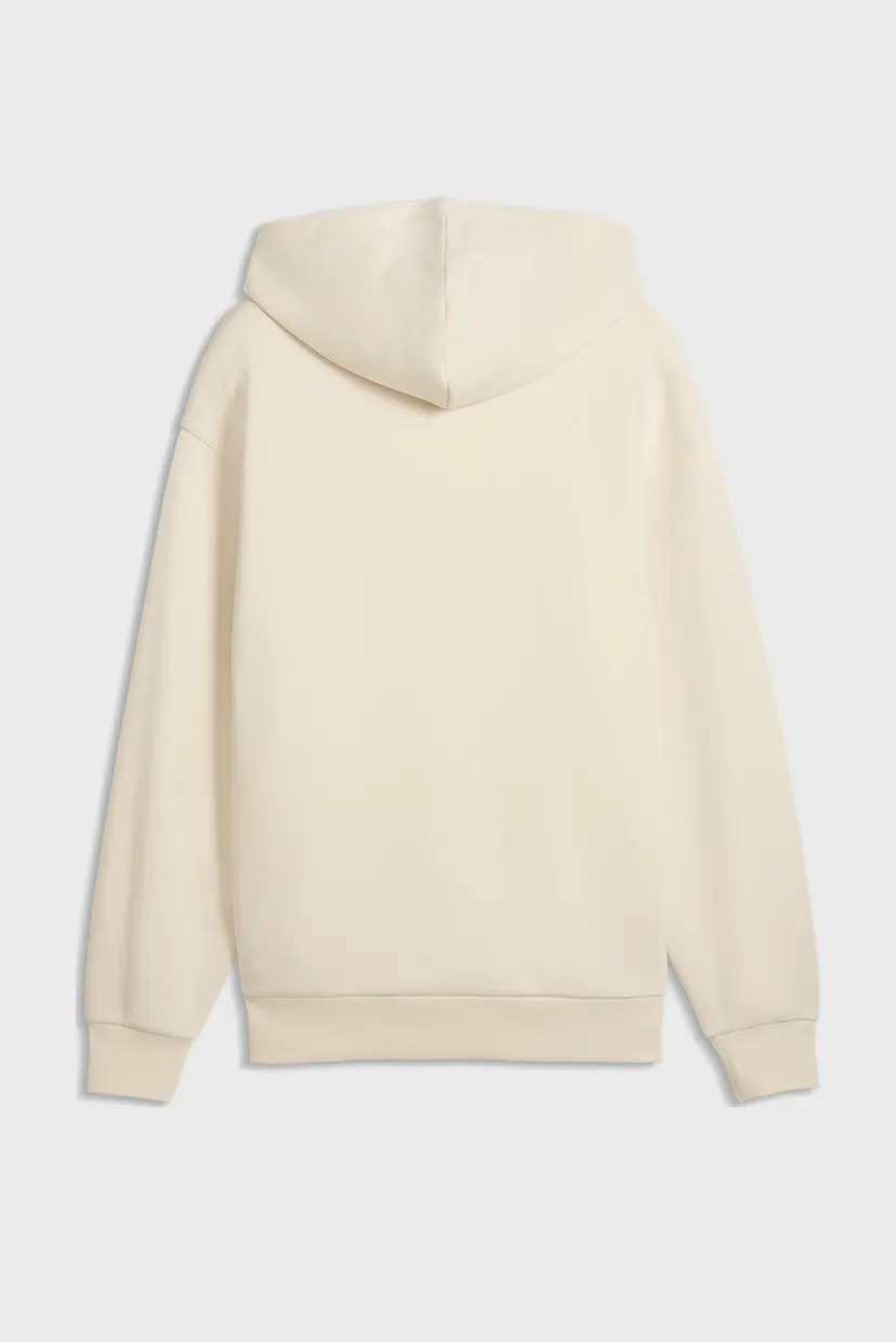 Мужское бежевое худи Essentials Elevated Cat Logo Relaxed Hoodie Men 5