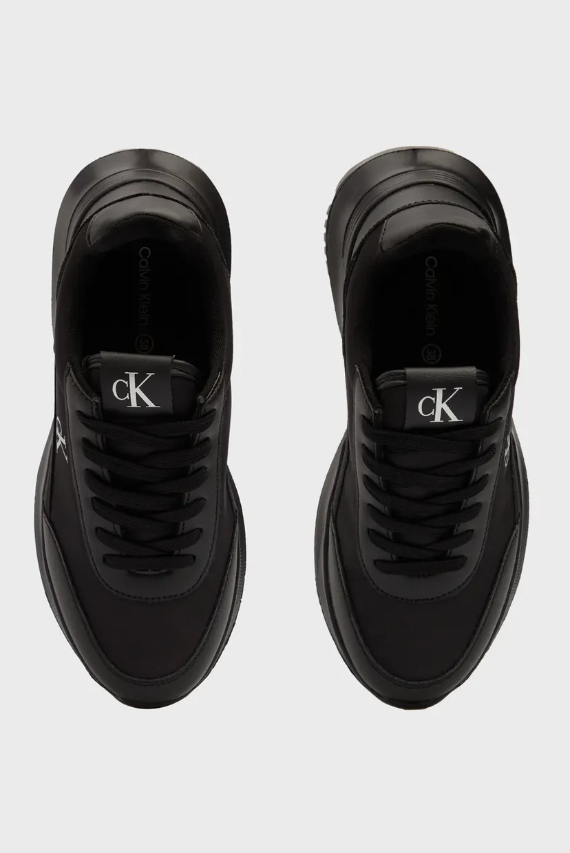 Детские черные кроссовки LOW 4