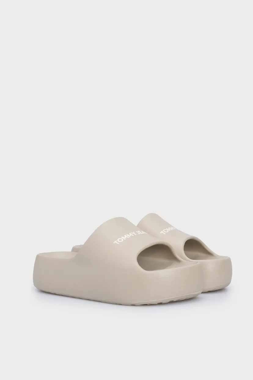 Жіночі сірі слайдери TJW CHUNKY FLATFORM SLIDE 3