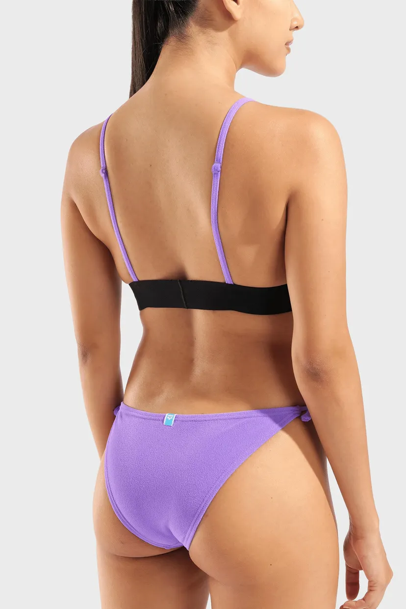 Жіночий бузковий купальник ELASTIC BAND BIKINI TRIANGLE 5
