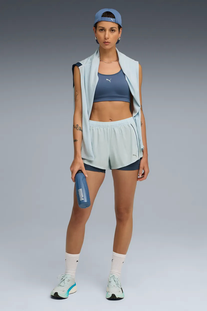 Женский синий топ Women's Running 4KEEPS BRA 3