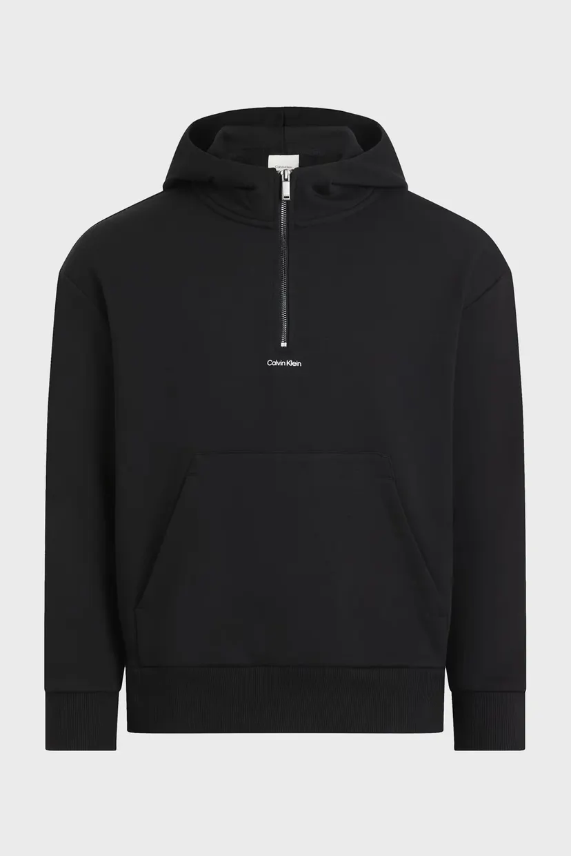 Чоловіче чорне худі NANO LOGO HALF ZIP 6