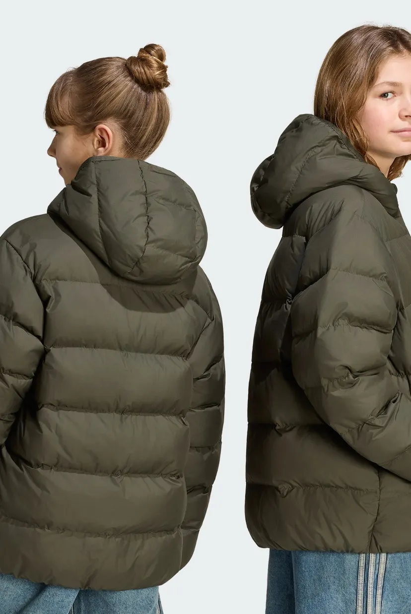 Оливкова куртка REGULAR PUFFER 4