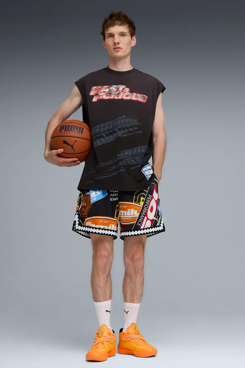 Чоловіча чорна майка PUMA x FAST & FURIOUS Cut-Off Tee Relaxed Men 3