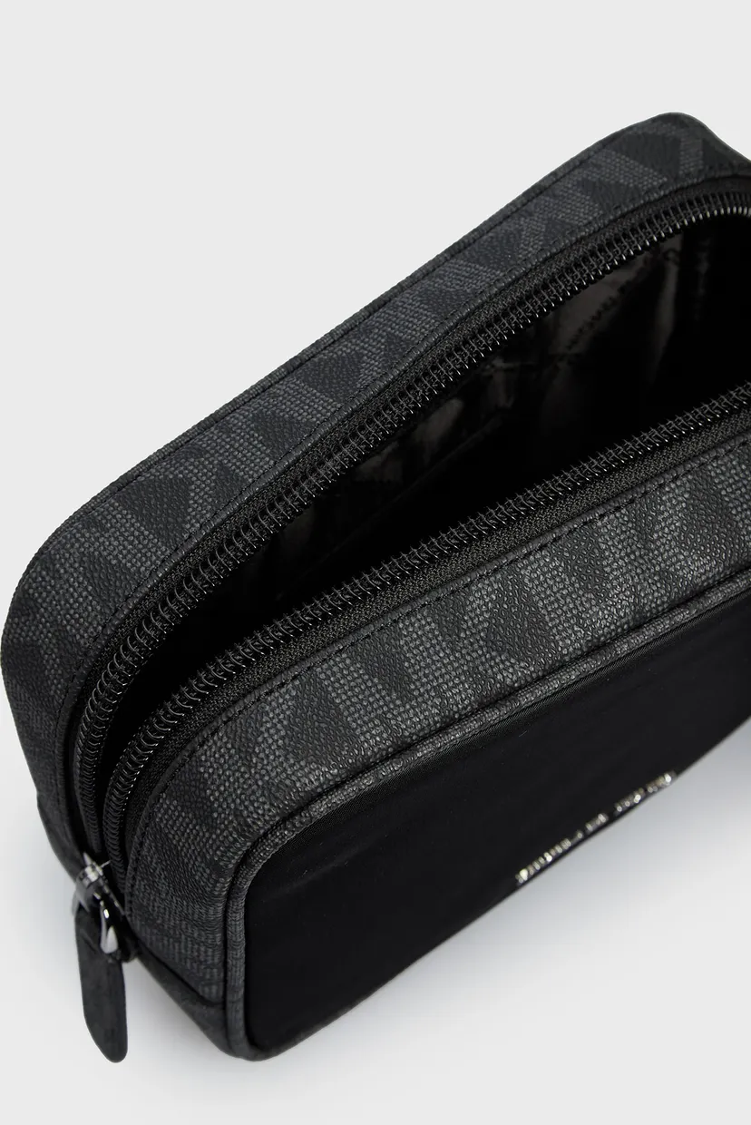 Мужской черный несессер BROOKLYN OVERNIGHT TRAVEL KIT 5