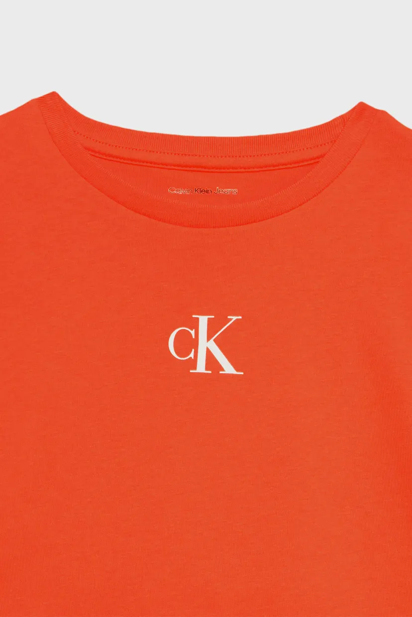 Детская красная футболка LOGO BOXY 6