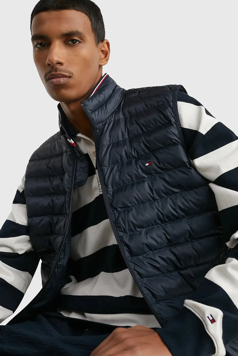 Чоловічий темно-синій жилет CORE PACKABLE RECYCLED VEST 4