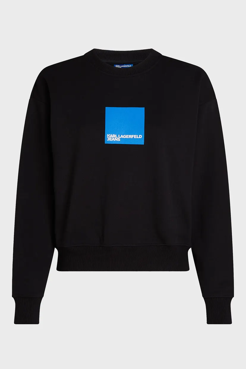 Женский черный свитшот REG BOX LOGO SWEAT 5