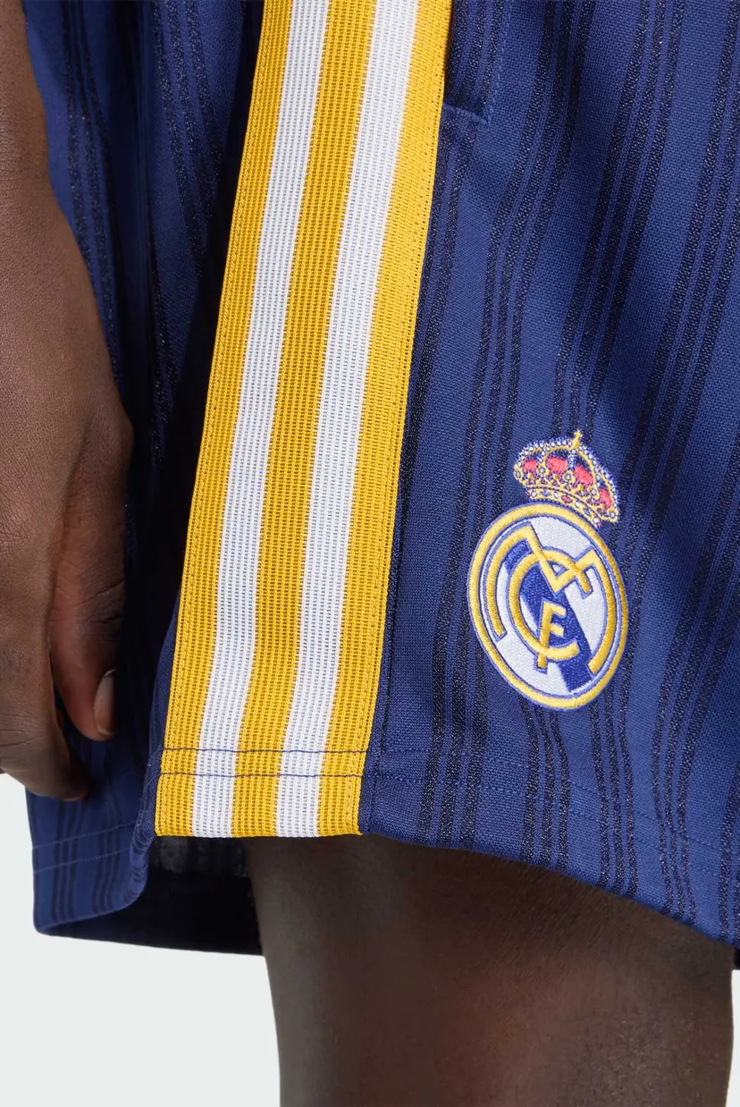 Мужские синие шорты в полоску Real Madrid Originals 5