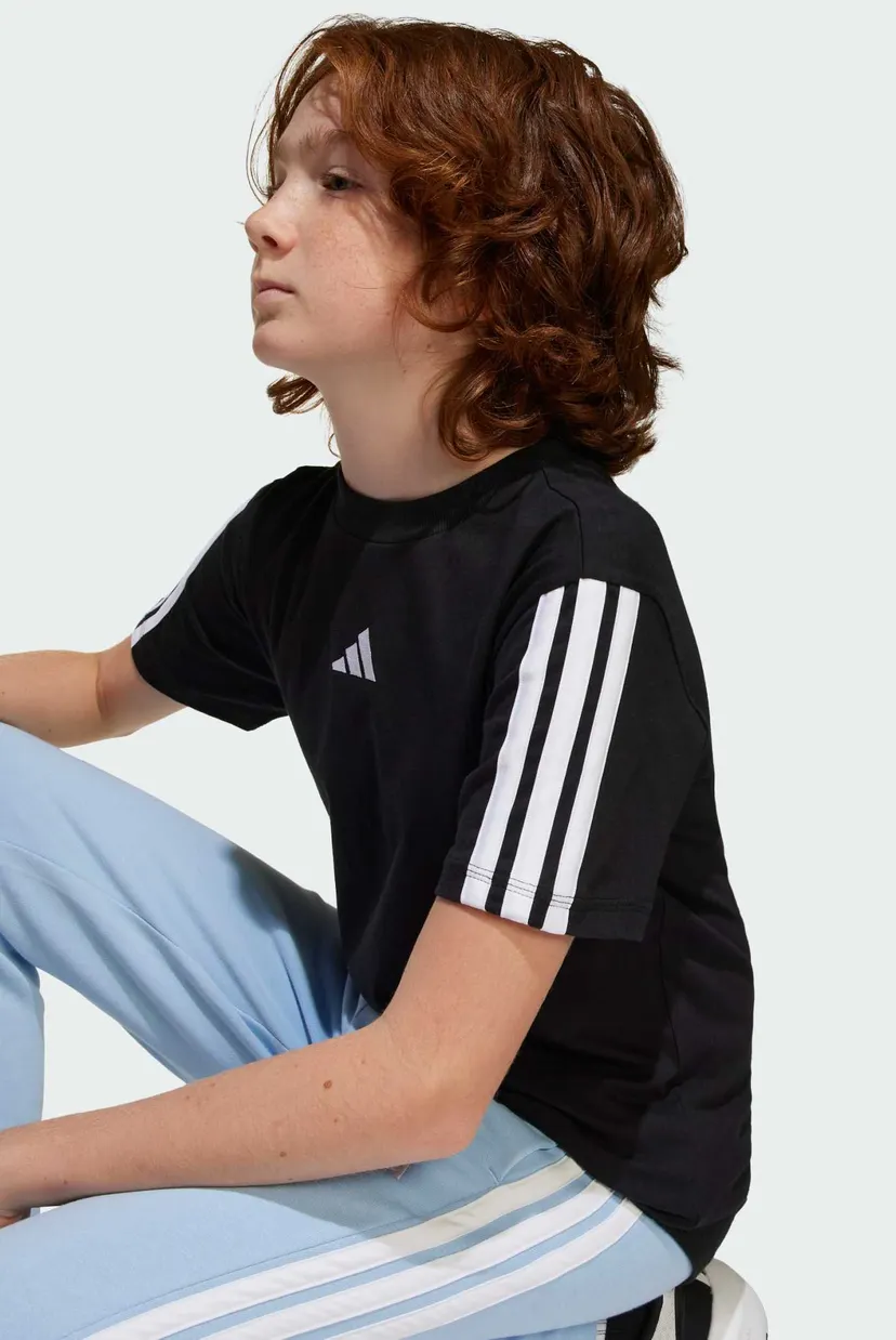 Детская черная футболка Essentials Kids 5