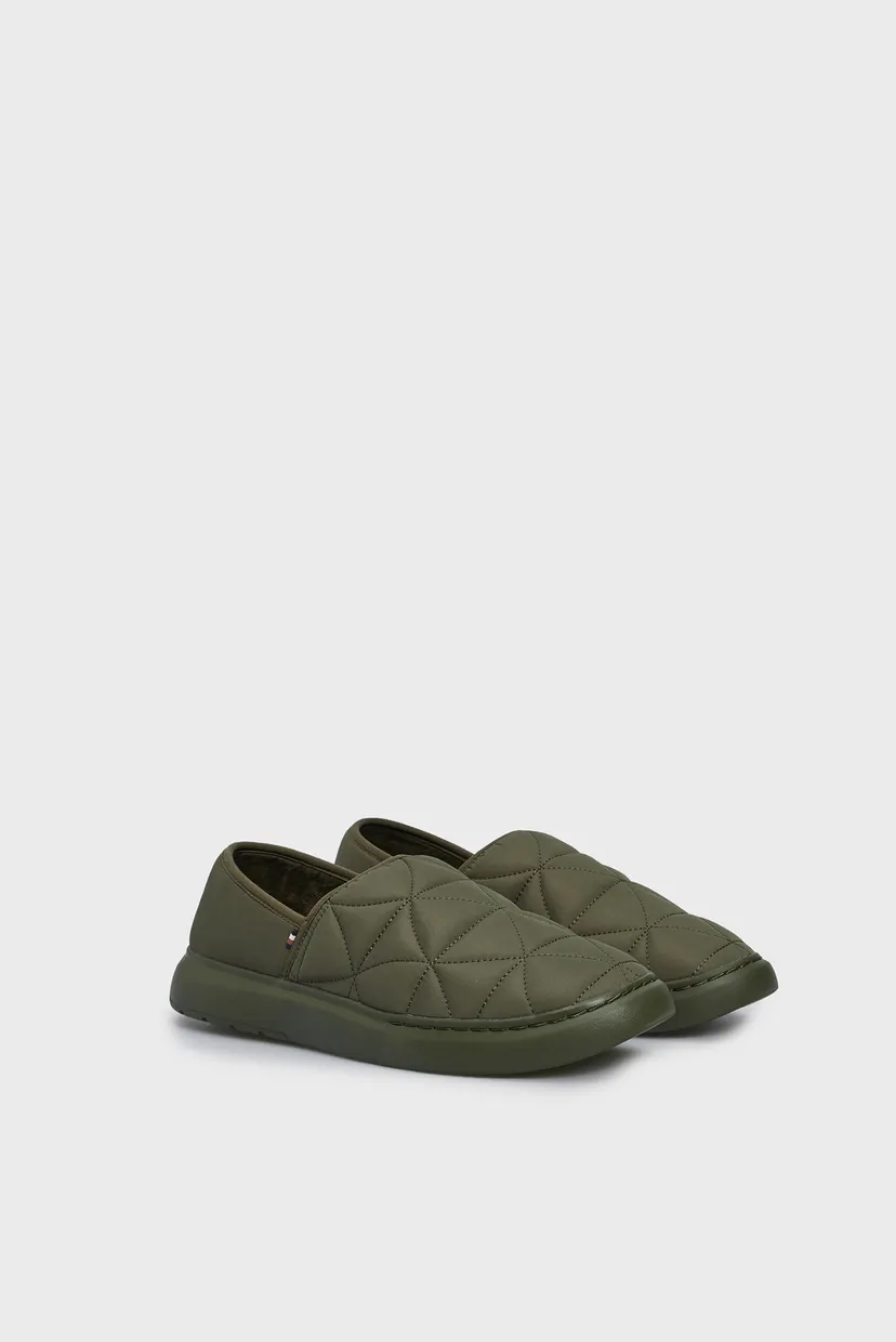 Чоловічі зелені капці HILFIGER WARM HYBRID HOMESLIPPER 3