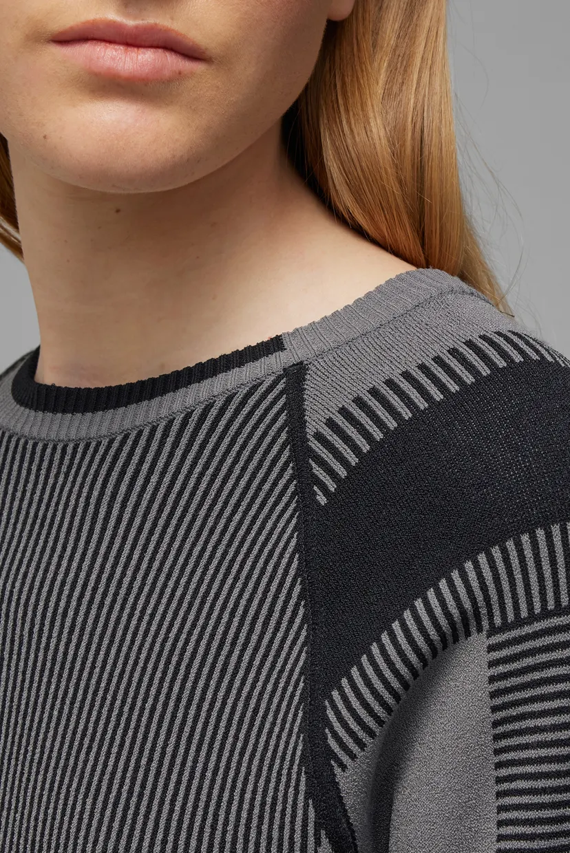 Женский темно-серый джемпер Y-3 Logo Knit 5