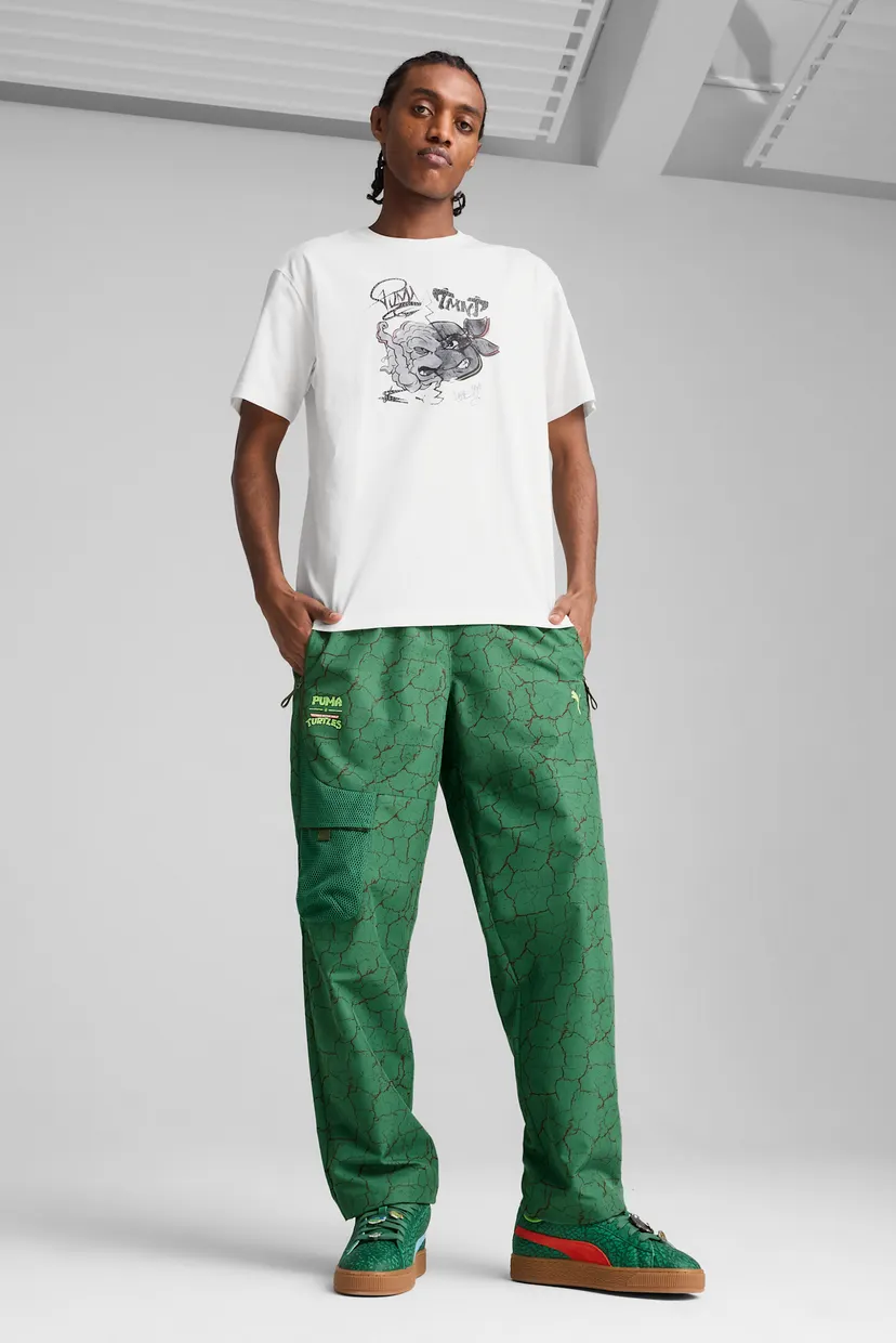 Мужская белая футболка PUMA X Teenage Mutant Ninja Turtles Relaxed