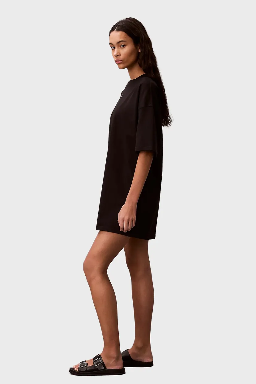 Жіноча чорна сукня OVERSIZED 3