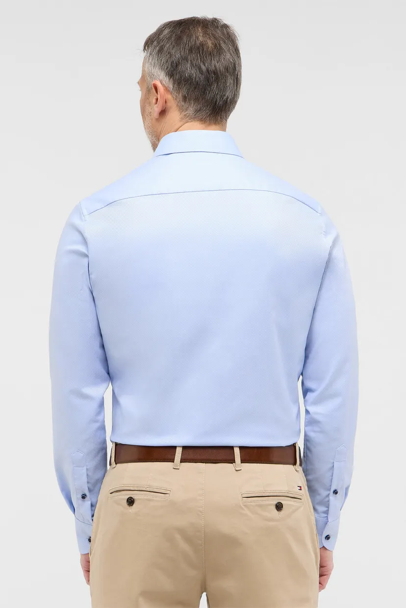 Чоловіча блакитна сорочка SLIM FIT 3