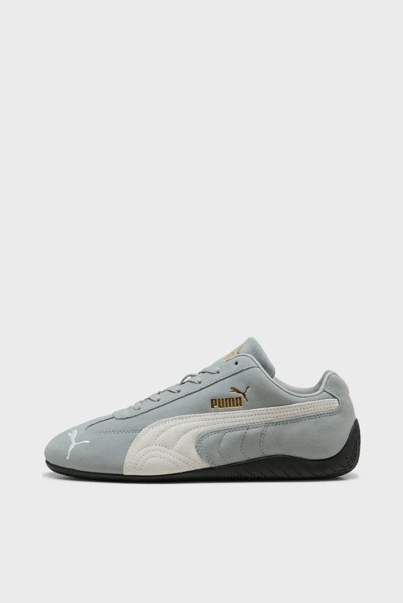 Серые замшевые кроссовки Speedcat OG Unisex 4
