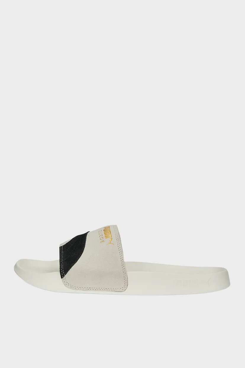 Белые слайдеры Leadcat 2.0 Suede OG Slides 3