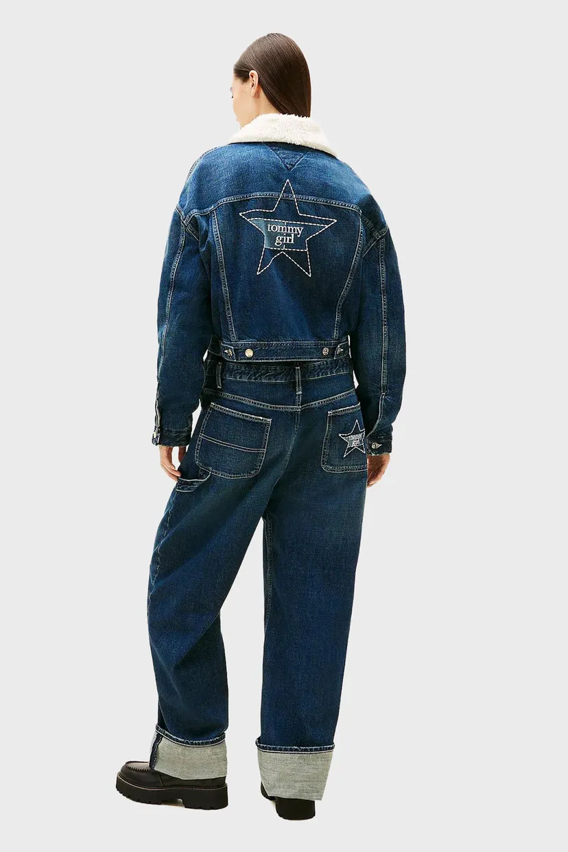 Женская синяя джинсовая куртка TOMMY GIRL TRUCKER 3