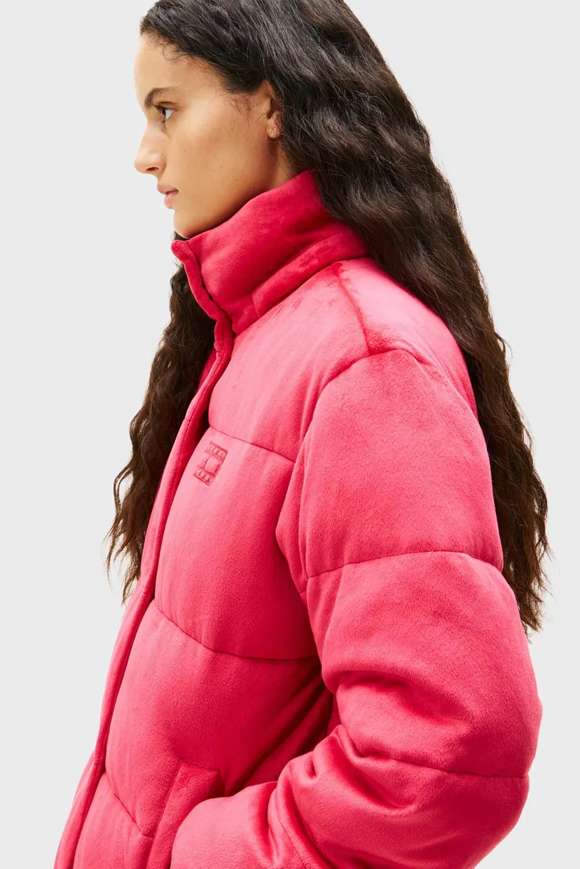 Жіноча рожева куртка QUILTED 4