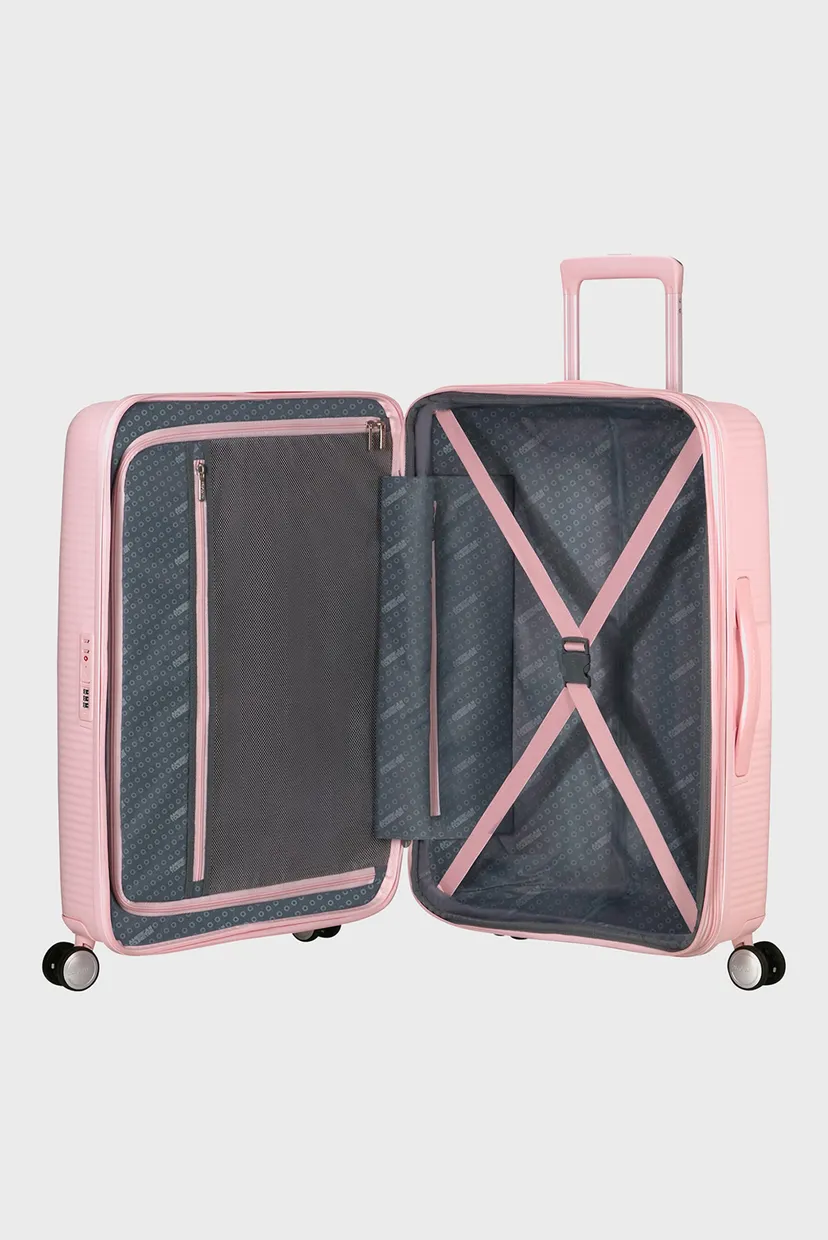 Розовый чемодан 67 см SOUNDBOX PASTEL PINK 4