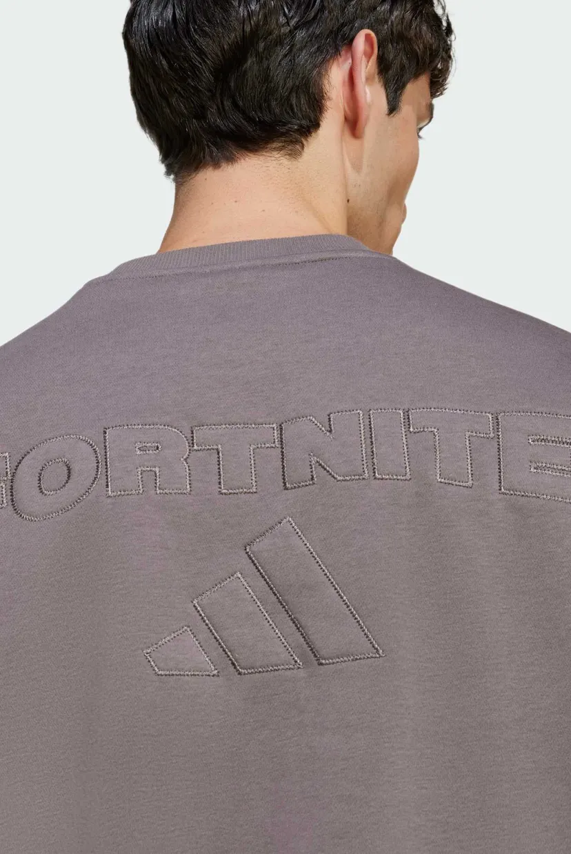Мужской коричневый свитшот adidas x Fortnite 5