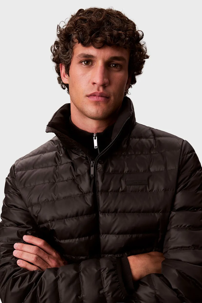 Мужская черная куртка CHANNELED PUFFER 4