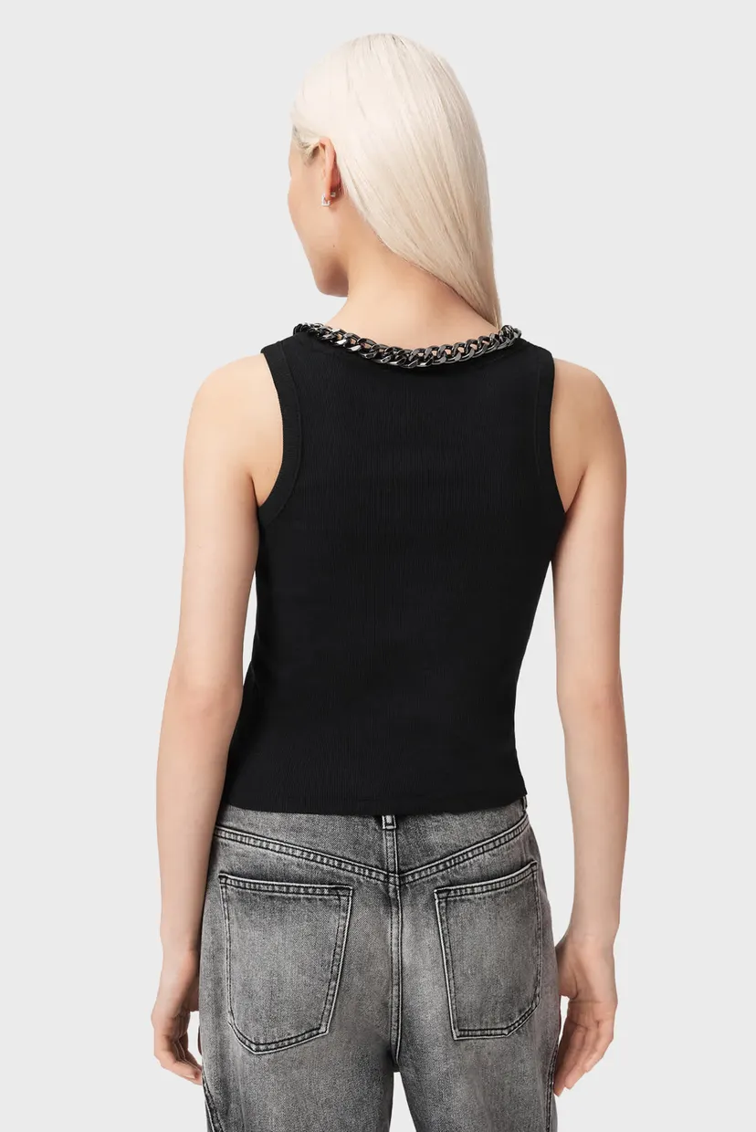 Жіноча чорна майка LUCY 3