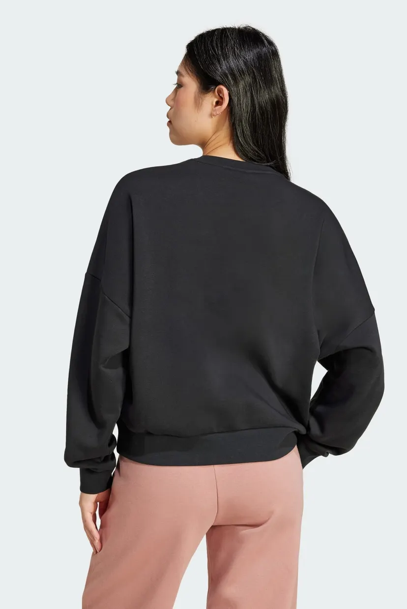Женский черный свитшот Essentials Small Logo Feelcozy 3