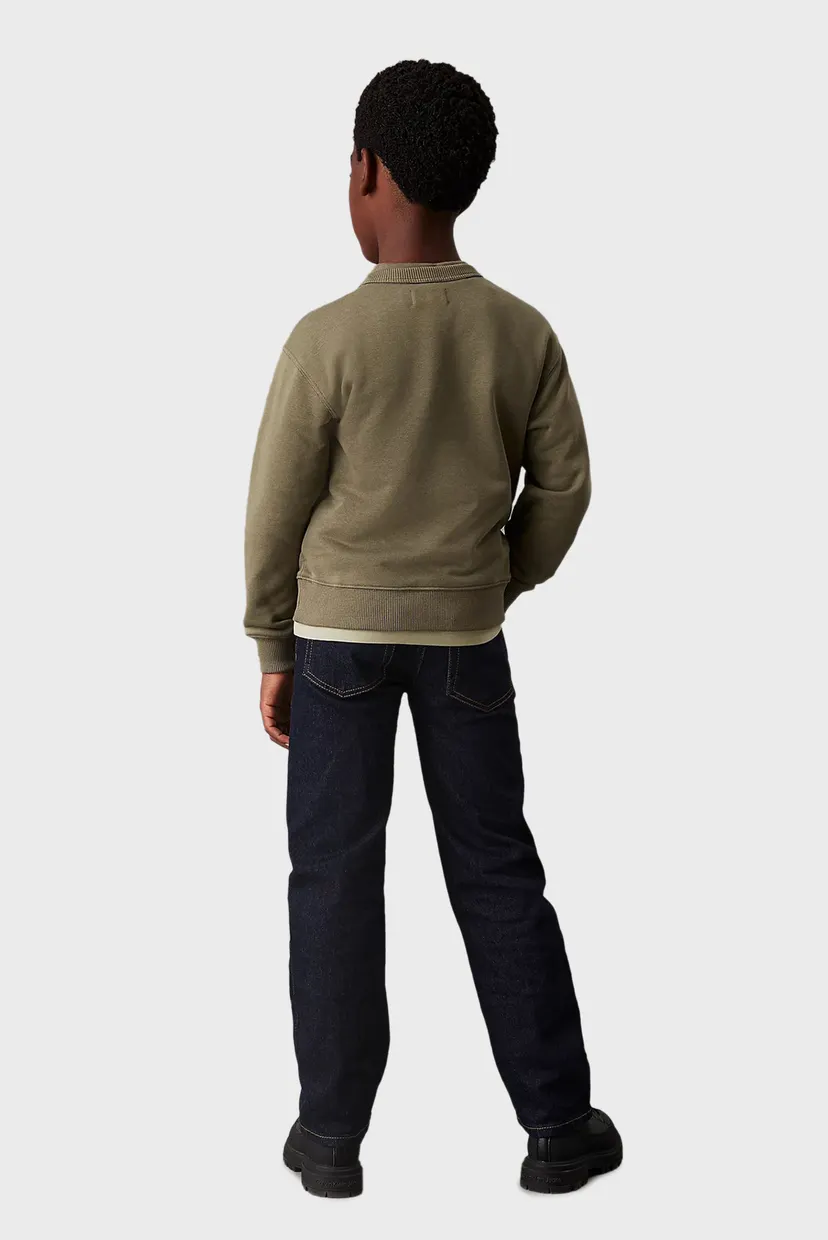 Детский зеленый свитшот OUTLINED MONO RELAXED CN 3