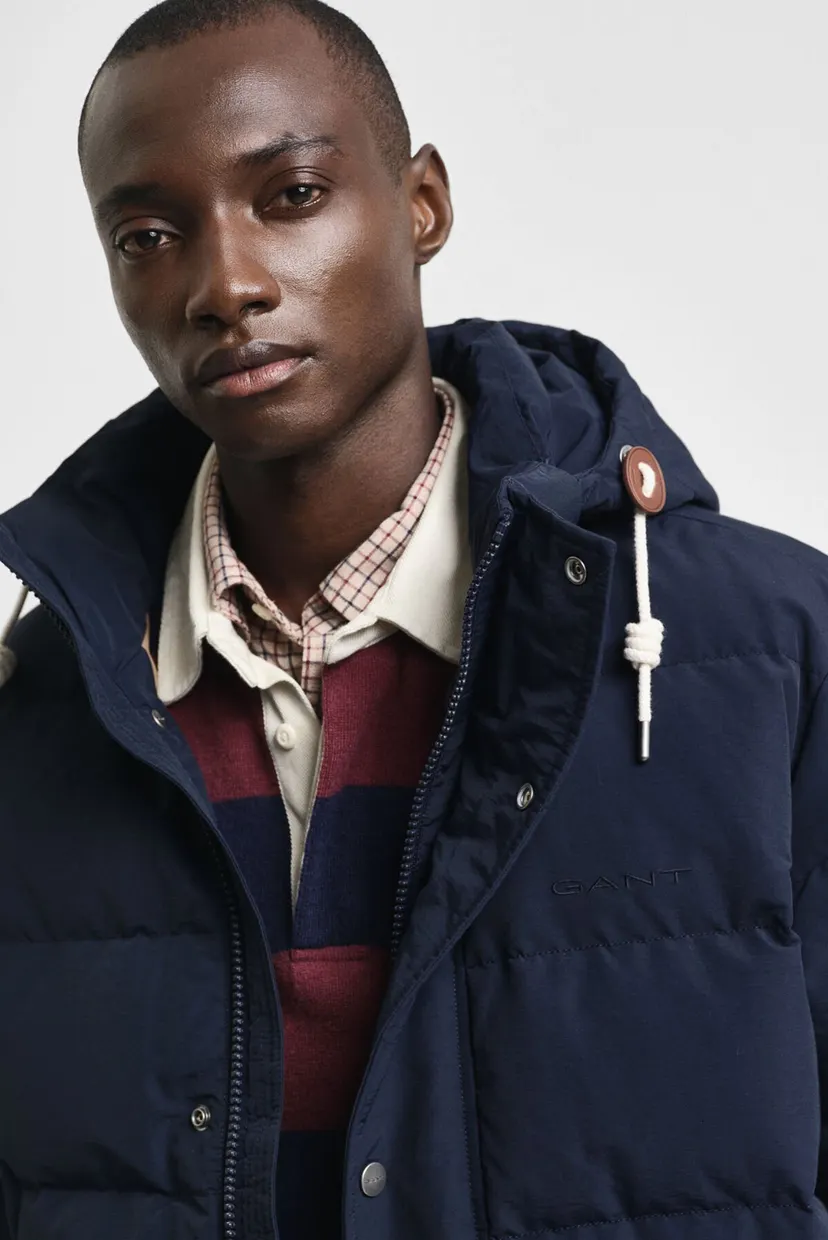 Чоловічий темно-синій пуховик HEAVY DOWN JACKET 4