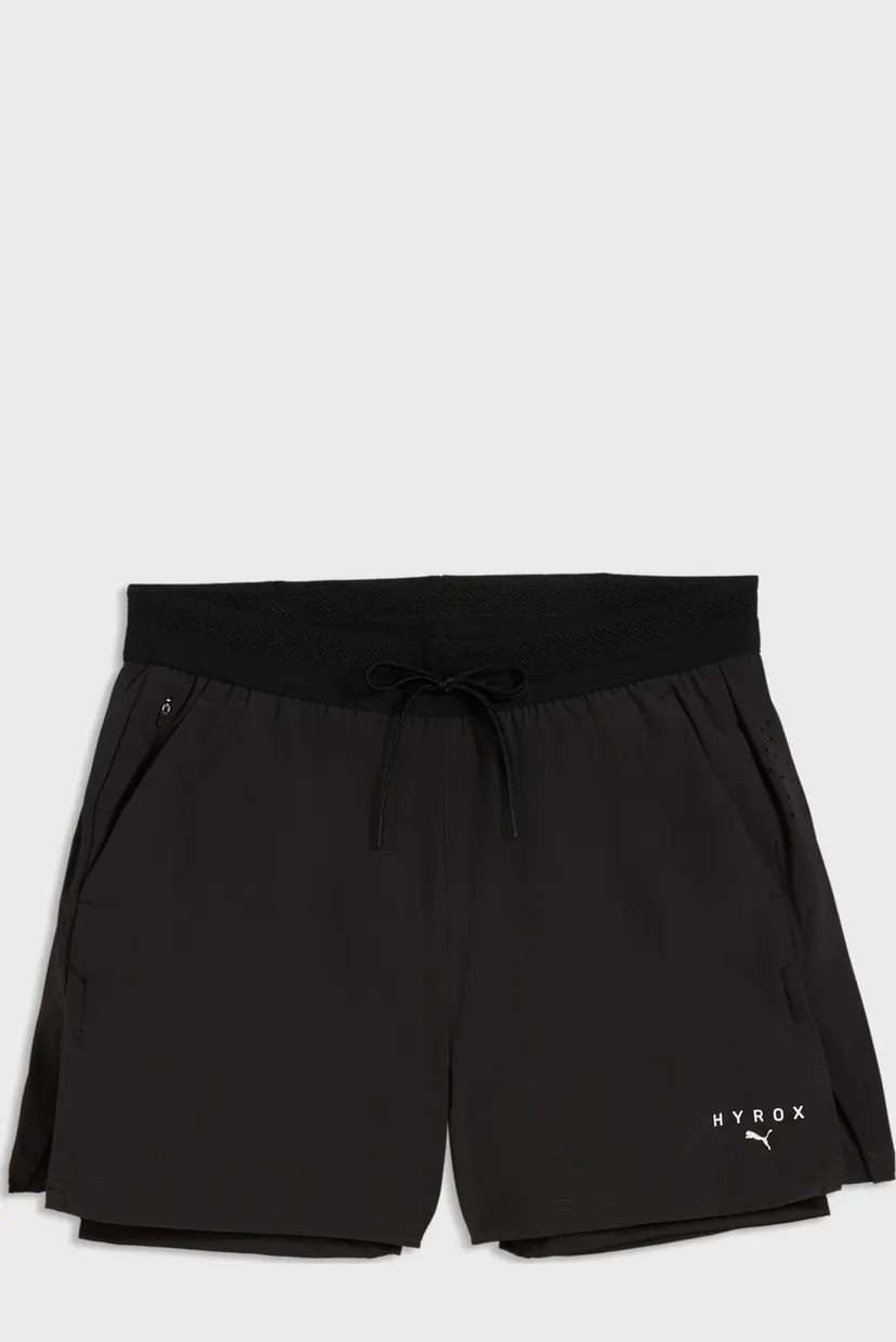 Жіночі чорні шорти PUMA x HYROX DRYELITE 2-in-1 Shorts Women 6