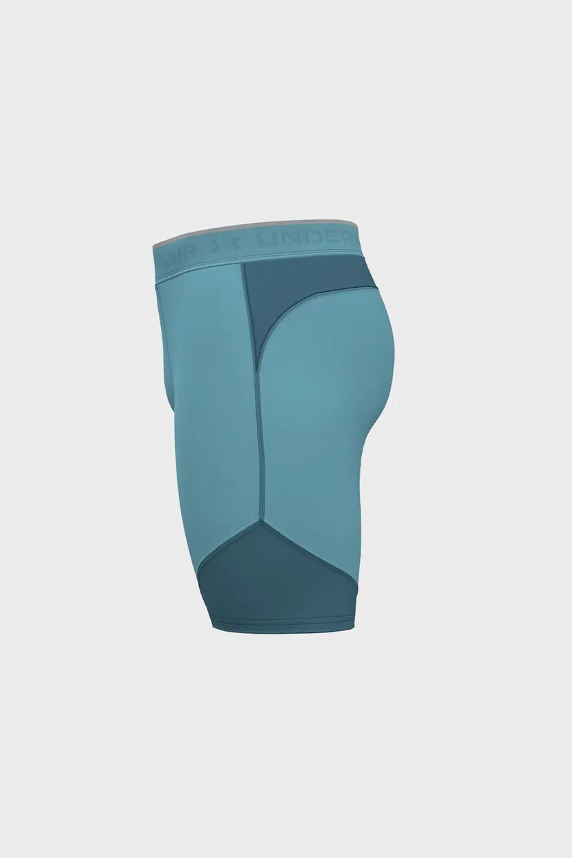 Чоловічі блакитні велосипедки UA HG Elite Long Shorts-BLU 3