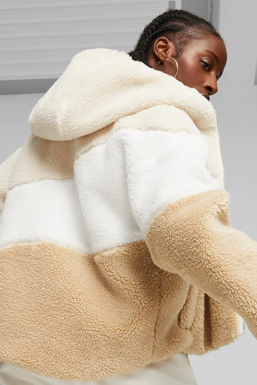 Куртка Big Cat Women's Hooded Sherpa Jacket PUMA 675370 — MD-Fashion