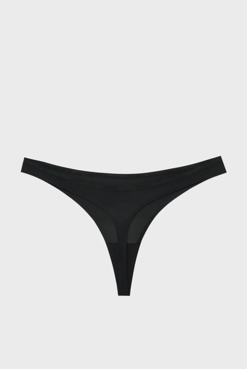 Жіночі чорні трусики THONG 8
