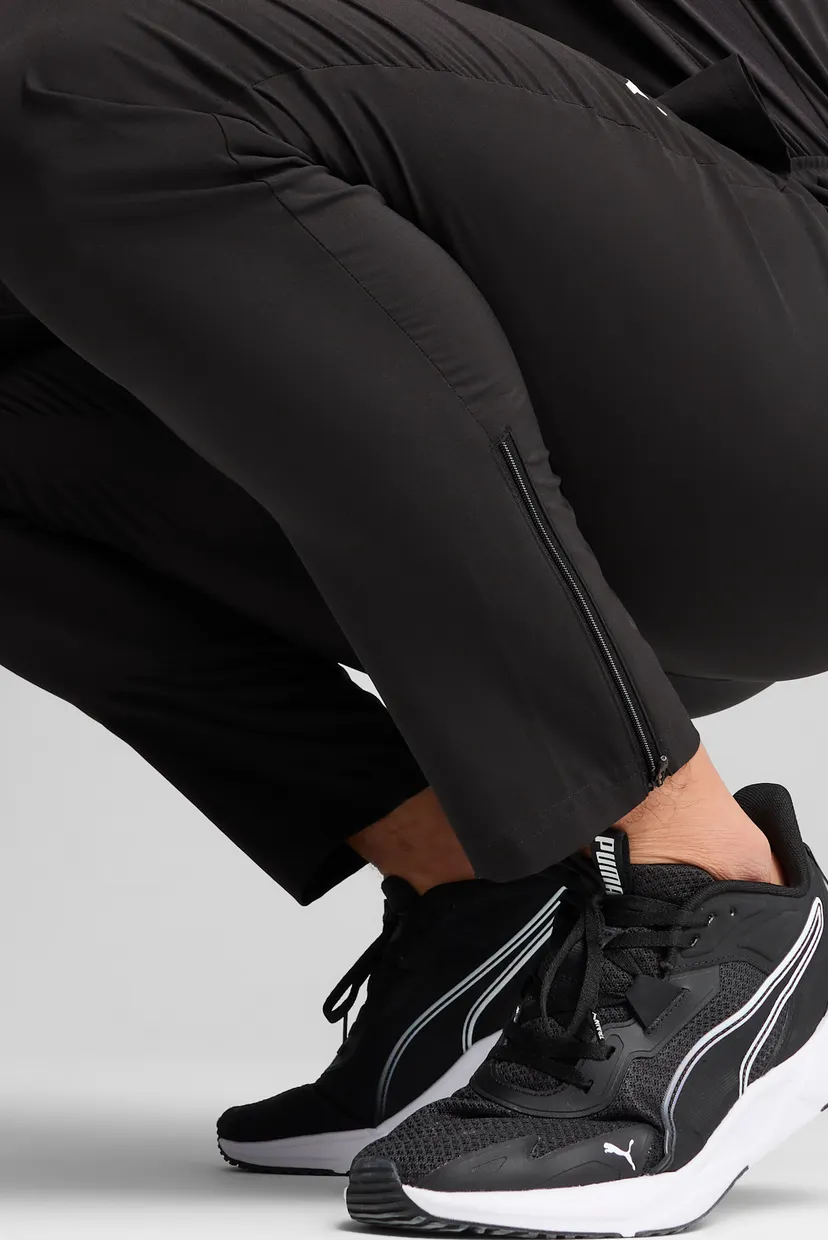 Мужские черные спортивные брюки TAD ESSENTIALS Woven Tapered Pants Men 5