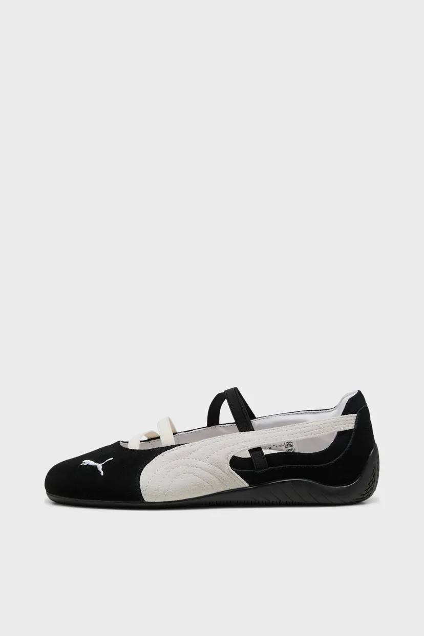 Жіночі чорні замшеві балетки Speedcat Ballet Suede Shoes Women 4