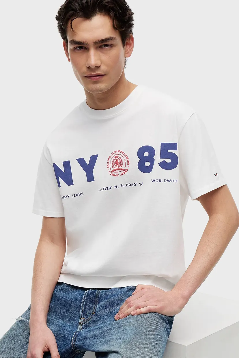 Чоловіча біла футболка RLX CREST 1985 SS TEE 4