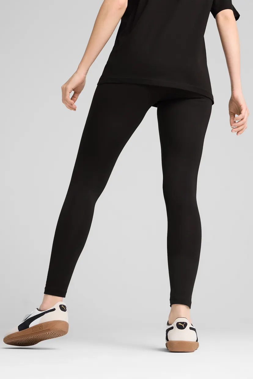 Женские черные тайтсы ESS High-Waist Leggings Women 3