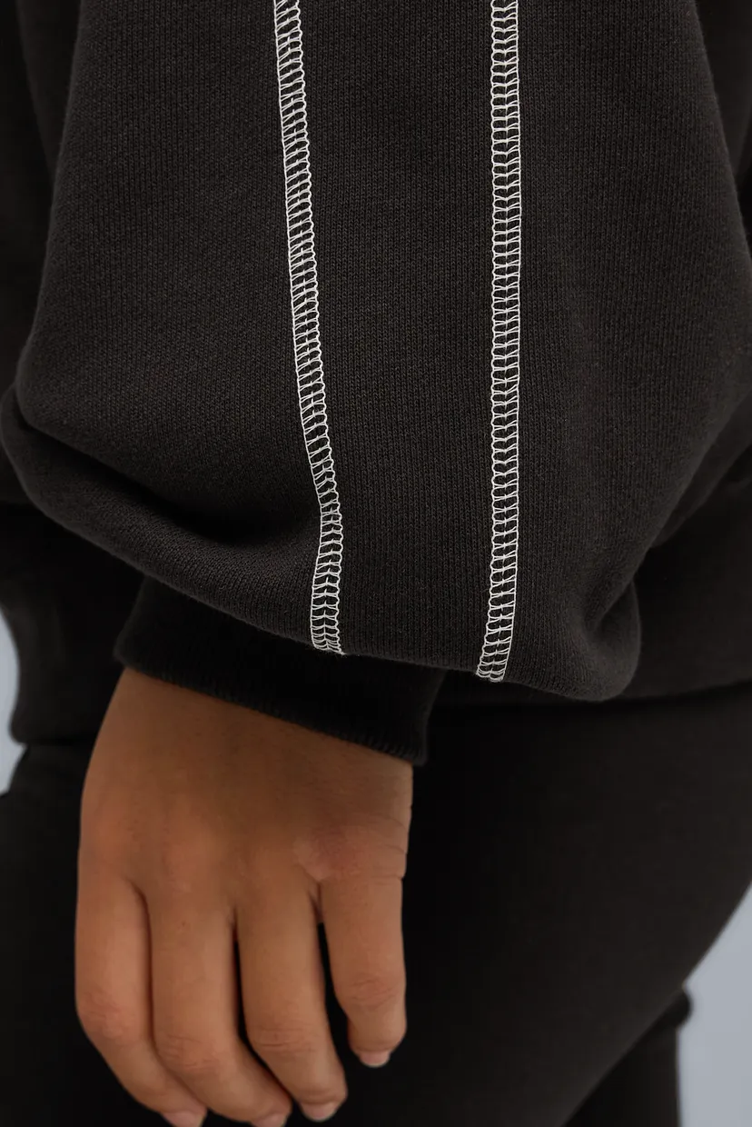Женское черное худи PUMA x ROSÉ T7 Hoodie Women 5