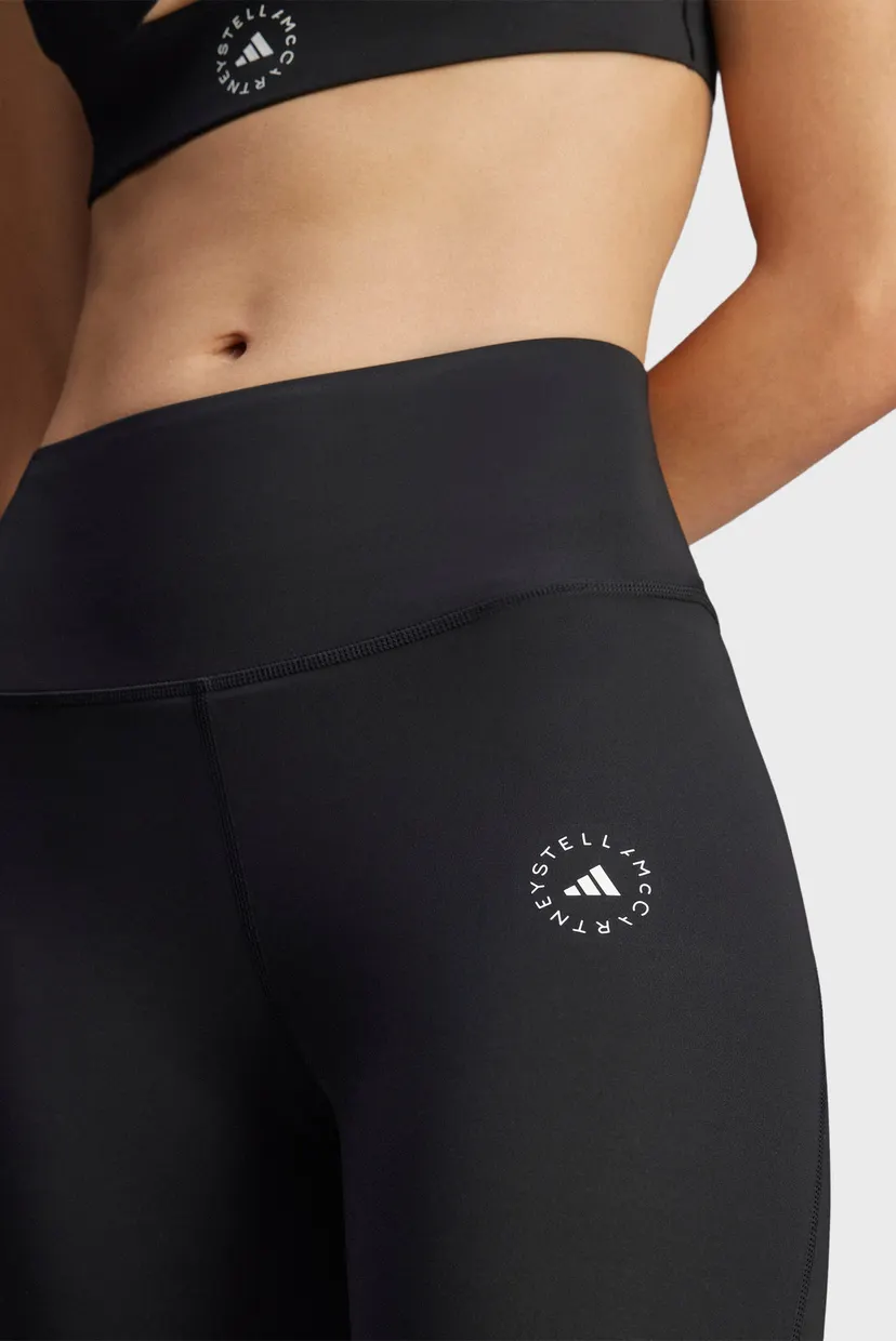 Жіночі чорні тайтси adidas By Stella McCartney Yoga 7/8 4